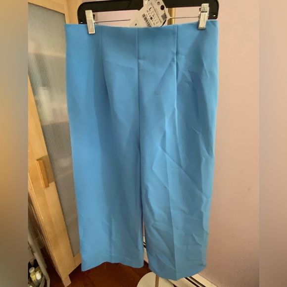 Zara Blue Trousers high waist - Picture 4 of 4